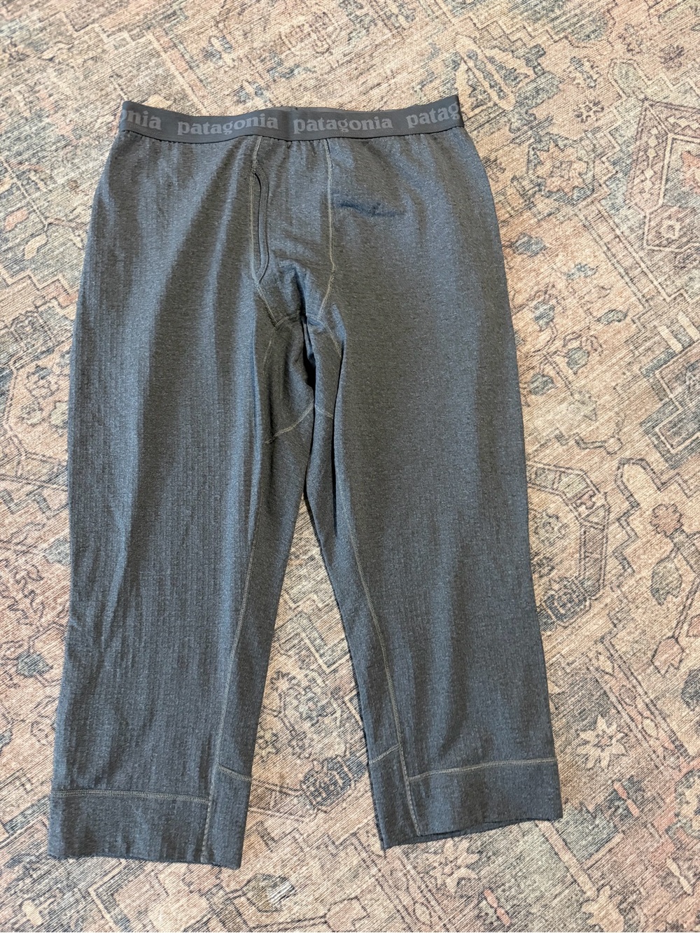Patagonia Men’s Dark Gray Thermal Base Layer Pants